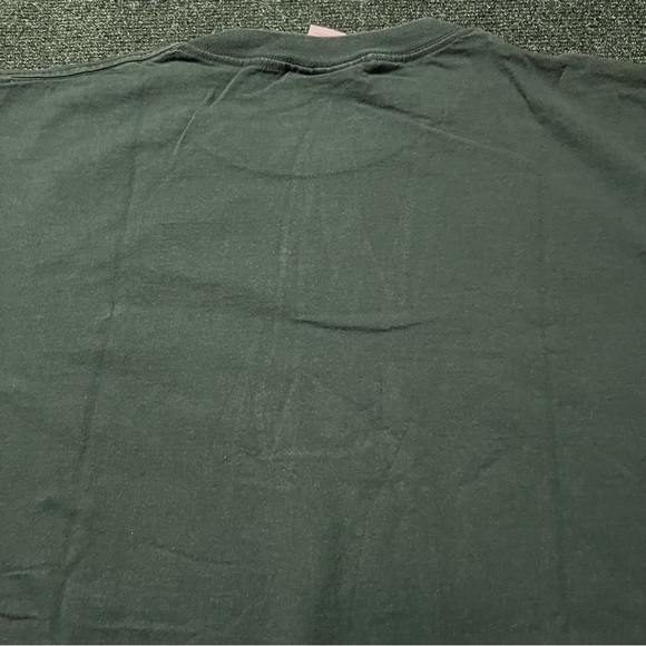 Vintage 90s ABC Sports Network TV Show Green T Shirt Size L 21.5X28.5 - Picture 6 of 8